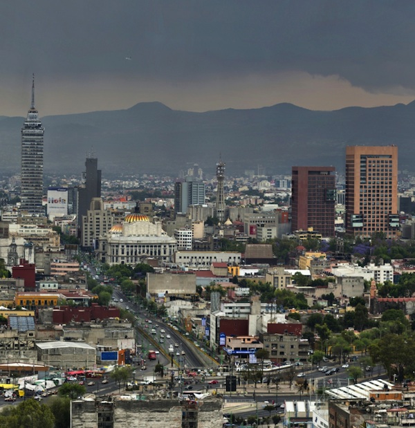 Vista panorámica desde Tlatelolco
