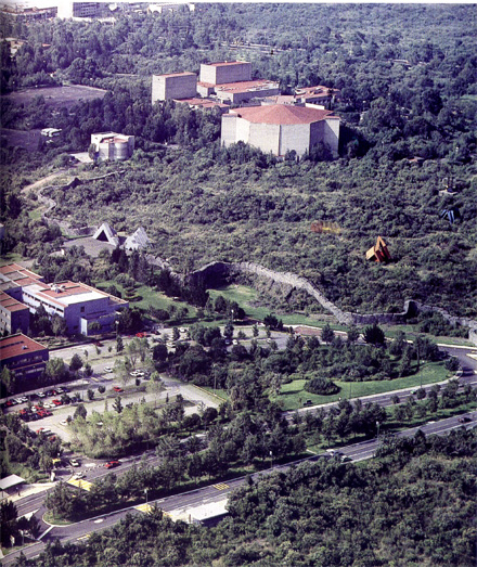 Ciudad de las Humanidades y el Centro Cultural Universitario. Archivo Fotográfico IIE-UNAM