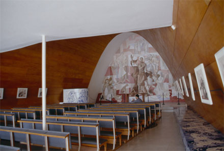 Niemeyer, Iglesia de San Francisco de Asís. Foto: Louise Noelle