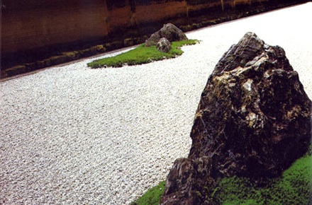 Rock garden, templo Ryoanji