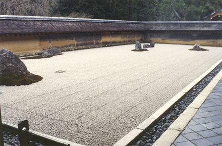 Jardín de piedra, Ryoanji. Foto: Octavio Ortiz