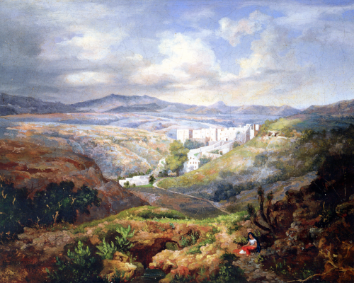 Gregorio Dumaine, El molino de Belén, 1867, óleo sobre tela, CBNM