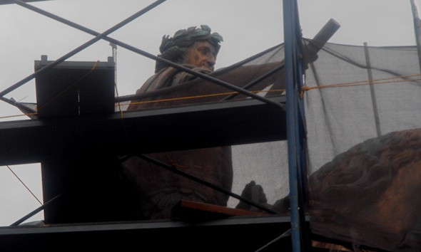 El Caballito después de la “restauración”. Foto: Cecilia Haupt.