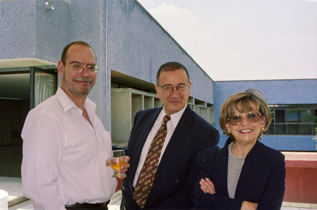 Gustavo Curiel, Alberto Dallal y Martha Fernández. Foto: Cecilia Gutiérrez, AFMT